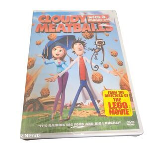 Cloudy With A Chance Of Meatballs DVD New Sealed Family Animation Comedy From Th